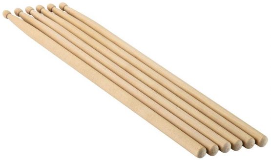 MOREYES 5A Drum Sticks Wood Tip Drumstick (Maple) - Image 3
