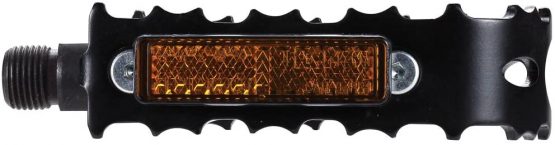 BBB Cycling City Bike Pedals Flat 9/16" with Reflectors Aluminium Body for All Bicycles BPD-16 - Image 4