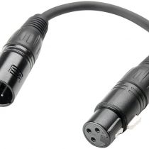 Adam Hall Cables DMX Adaptor XLR Male 5-Pin to XLR Female 3-Pin 0.2 m