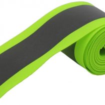 Leen4You Fabric Reflective Safety Tape Strip Vest Warn Caution Trim Strip Sew on Lime Synth 3 Meters