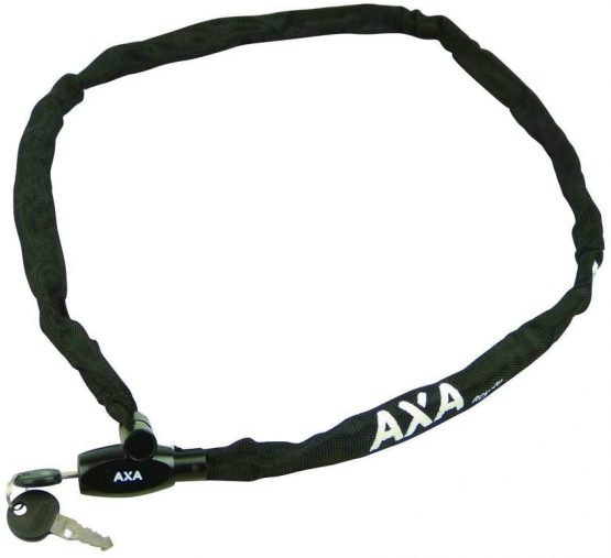 AXA Unisex's Rigid Black Bike Chain Lock, 1200 mm x 3.5 mm