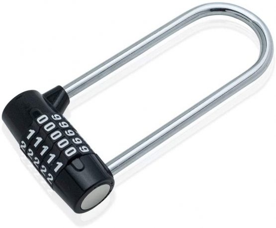 Large Lengthened Beam Locker Cabinet Door Handles Combination Lock Padlock Combination Lock Gym Lock 5 Digit Combination Padlock Safety Padlock Safety Lock Luggage Locker Wardrobe Gym Locker