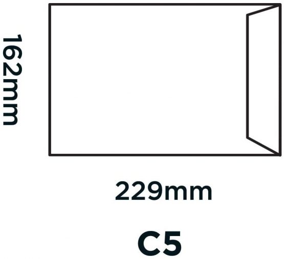 Blake Purely Everyday C5 229 x 162 mm 90 gsm Pocket Self Seal Envelopes (13893/25 PR) White - Pack of 25 - Image 2