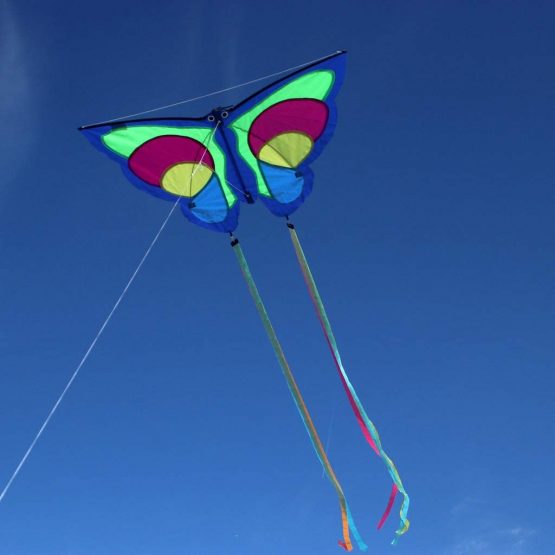 Wolkenstürmer Children Flying Dragon Butterfly - 1-line beginners kite for Kids, with poles - Image 2