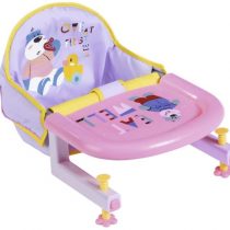 BABY born Table Feeding Chair for 43 cm Doll - WIth Built-In Animal Print Tray - Easy for Small Hands, Creative Play Promotes Empathy & Social Skills, For Toddlers 3 Years & Up
