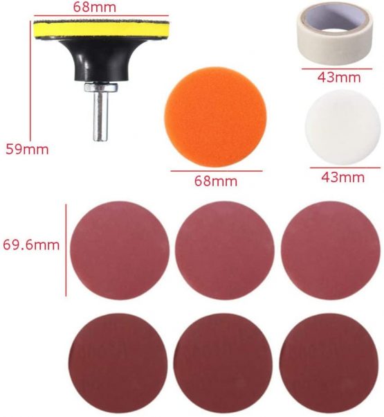 belupai Headlight Headlamp Restoration Kit Repairs Dull Headlight Lenses Restorer Suitable For Cars Bikes Motorcycles - Image 3