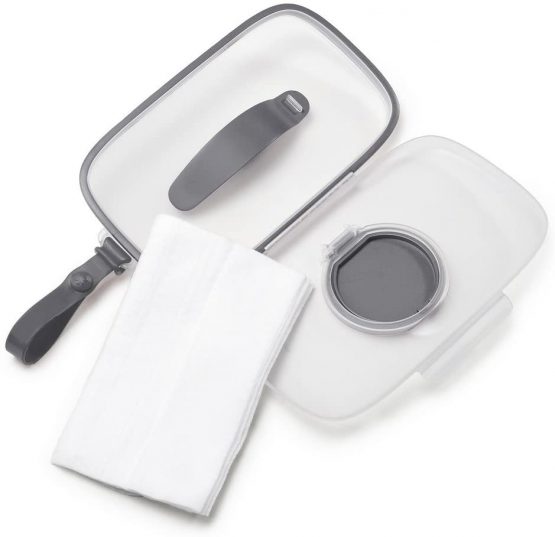 Skip Hop Grab & Go Snug Seal Wipes Case - Grey - Image 3
