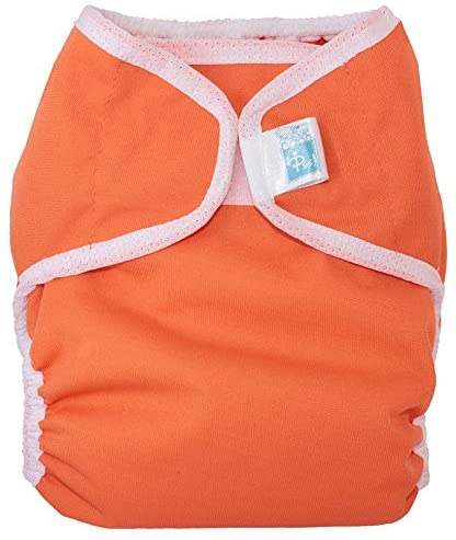 PSS! All-in-Two Washable eco-Friendly Cloth Diapers - Kit with 2 Removable Absorbent Cloth Diapers and 1 red Cover - Image 2