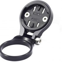 TUFF LUV Aluminium Stem Mount Compatible With Garmin (All Models) / Go-Pro GPS - Black