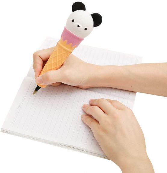 Anboor Squishies Unicorn Mermaid Panda Pen Grip Kawaii Slow Rising Scented Pencil Topper Squishies Kids Toy Gift… (3 Pcs) - Image 4