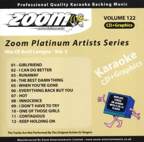 Zoom Karaoke CD+G - Platinum Artists 122: Avril Lavigne 3