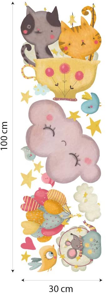 R00518 Kids wallstickers for Children's Bedroom - Wall Sticker Removable Decals Decor Decoration - Image 2