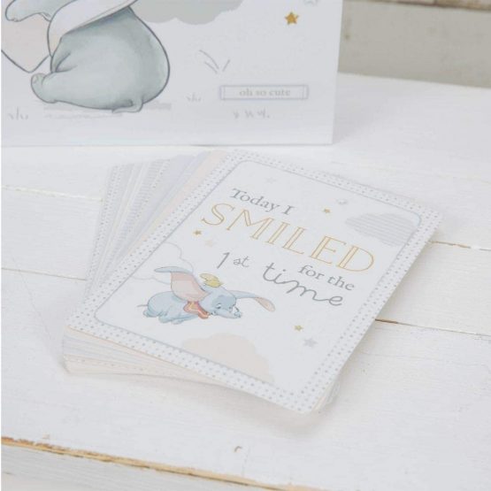 Disney Baby Dumbo Elephant Photo Album & Milestone Card Boxed Set - Image 3