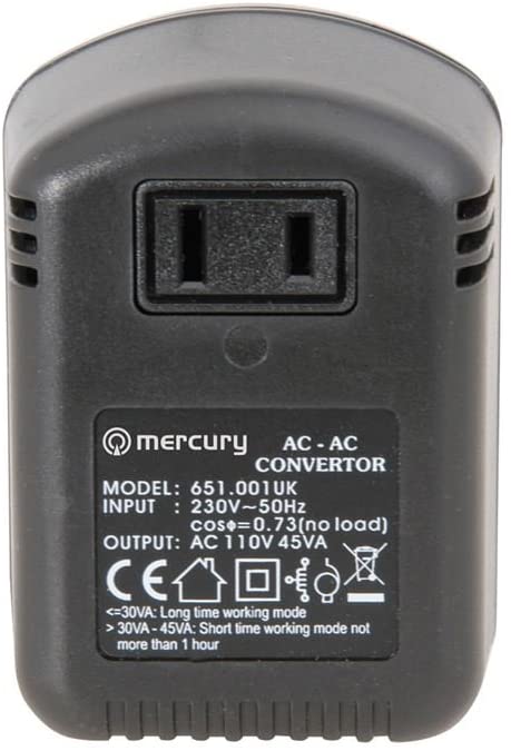 Mercury Stepdown voltage converter 230V - 110V 45W, black - Image 4