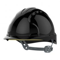 JSP EVO2 One Size Safety Helmet with Slip Ratchet - Black - Vented - (AJF030-001-100)