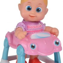 Simba 105143327 Bouncin Babies Little Bonny with Baby Walker, One Size