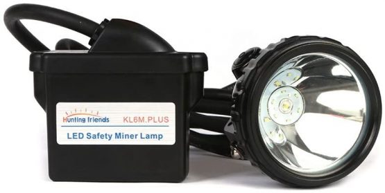 Hunting Friends LED Mining Headlamp KL6M Rechargeable Mining Light Safety Mining Cap Lamp Explosion Rroof Flashlight Headlamp