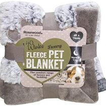 LUXURY FLEECE LINED PLUSH BLANKET 48X68CM