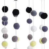 Felt Ball Mobile, Baby Mobile, Crib Mobile, Nursery Cot Mobile, Pom Pom Mobile, Nursery Mobile, Gender Neutral, Baby Felt Mobile