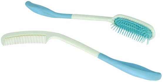 Aidapt Long Handled Brush and Comb Set (Eligible for VAT relief in the UK)