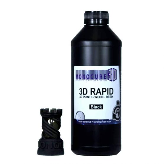 Monocure3D 3DR3587BK-1000 Rapid Resin, 1 L, 34 oz, Black - Image 2