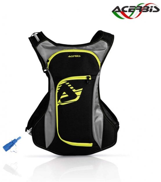 ZAINETTO ACQUA DRINK BAG NERO/GIALLO
