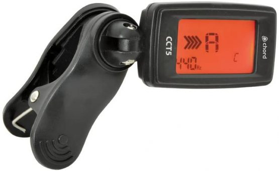 lightweight clip-on tuner | Ukulele, Guitar, Violin, Bass & Wind