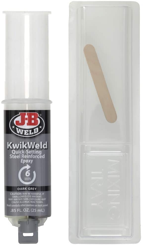 JB WELD KWIKWELD - 6 MINUTE STEEL EPOXY, dark grey, 1-Pack - Image 3
