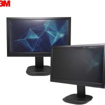 3M Privacy Filter for 24 inch widescreen LCD monitor. Black anti-glare privacy screen. Protect data from visual hacking.