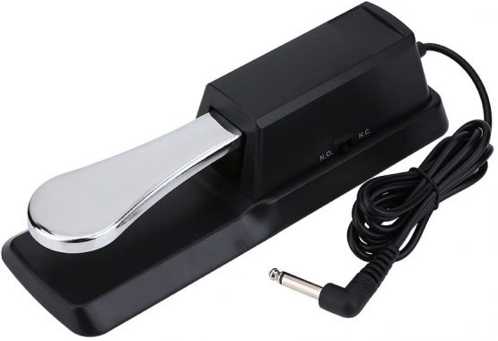 Keyboard Sustain Pedal, Keyboard Sustain Pedal Durable Piano Foot Damper for Keyboard Digital Piano/Electrical Piano
