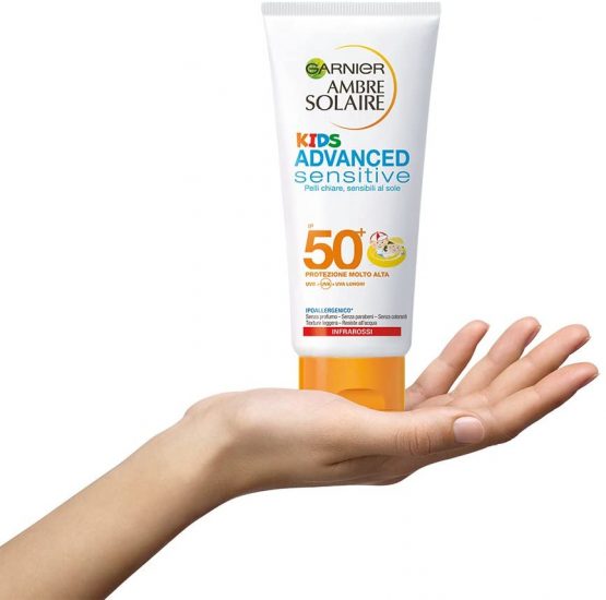 Garnier Ambre Solaire Advanced Sensitive Latte Protettivo UVA + UVB Spf 50 200ml - Image 2