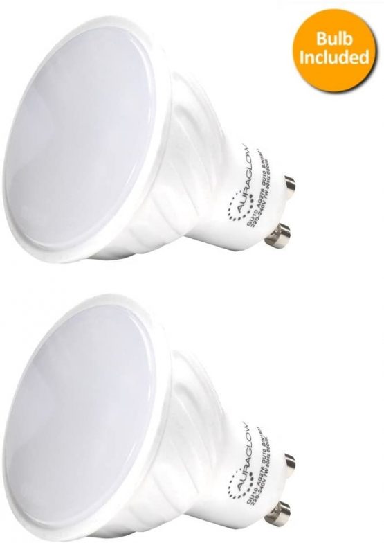 Auraglow PIR Motion Sensor Double Up & Down Outdoor Wall Security Light - Black - Warm White - Image 4