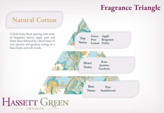 Hassett Green London Scented Drawer Liners - Natural Cotton Fragrance Single Pack of 6 Sheets size 600 x 400 (Single) - Image 4