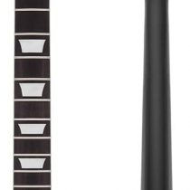 Alnicov Electric Guitar Neck DIY For Gibson LP Guitars Parts Replacement 22 Fret Maple Neck Rosewood Fretboard with White Trapezoid Dots Inlay Black Gloss 1