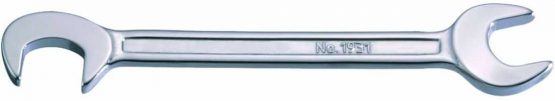 Bahco 1931M-17 BH1931M-17 Liliput Double Open End Wrench, Silver, 17 mm