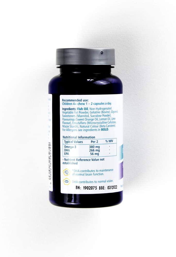 Bioglan SmartKids Brain Formula, Blue, 30 count (Pack of 1) - Image 2