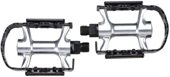 BBB Cycling City Bike Pedals Flat 9/16" with Reflectors Aluminium Body for All Bicycles BPD-16 - Image 3