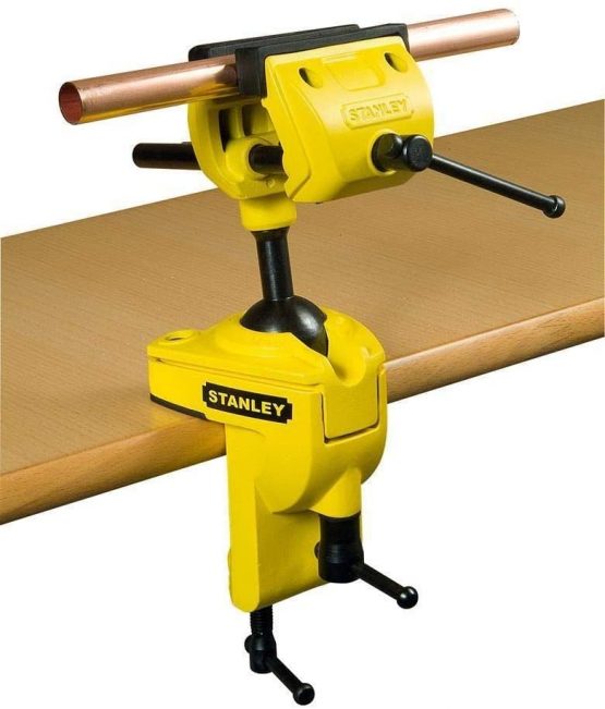 STANLEY 1-83-069 MAXSTEEL Multi Angle Vice, Yellow/Black - Image 3