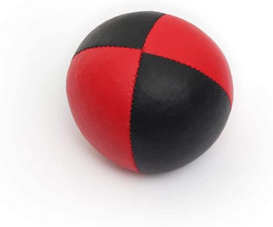 5 x Pro 115g Cascade Classic Black Theme Juggling Balls - Thud Juggling Balls & Bag - Set of 5 Juggling Balls (Red and Black) - Image 2