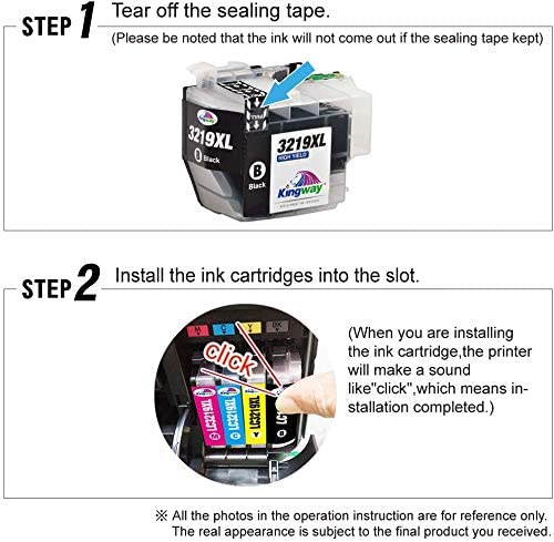KINGWAY LC3219XL Ink Cartridges 4-Pack, Replacement for Brother LC3217 Ink Cartridges Multipack - Image 2
