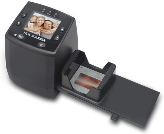 DIGITNOW! High Resolution 135 Film/Slide Scanner, Slide Viewer and Convert 35mm Negative Film &Slide to Digital JPEG Save into SD Card , with Slide Mounts Feeder No Computer/Software Required.