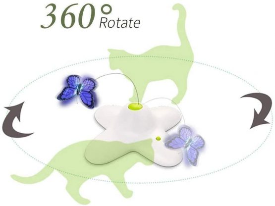 ALL FOR PAWS Interactive Cat Butterfly Toy (Butterfly Replacement) - Image 4
