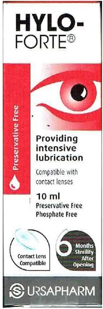 HYLO Forte - Preservative Free Lubricating Eye Drops - for Treatment of Severe and Persistant Dry Eyes - 10ml - Image 2