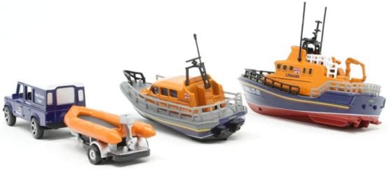 Corgi RNLI0001 RNLI Gift Set-Shannon Severn Lifeboat and Flood Rescue Team Other License Model, Multi Colour - Image 2