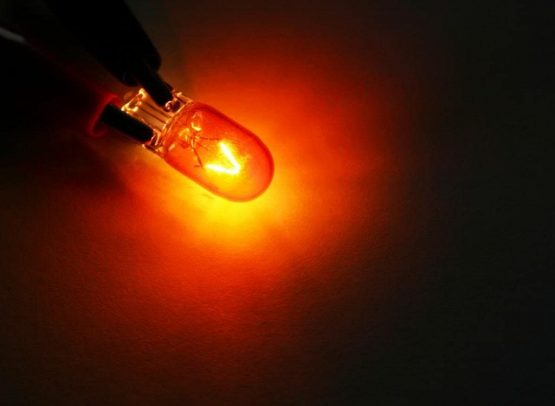 2x T10 Amber/Orange Halogen Filament 501 W5W Side Light Bulbs Capless 12v - Image 2