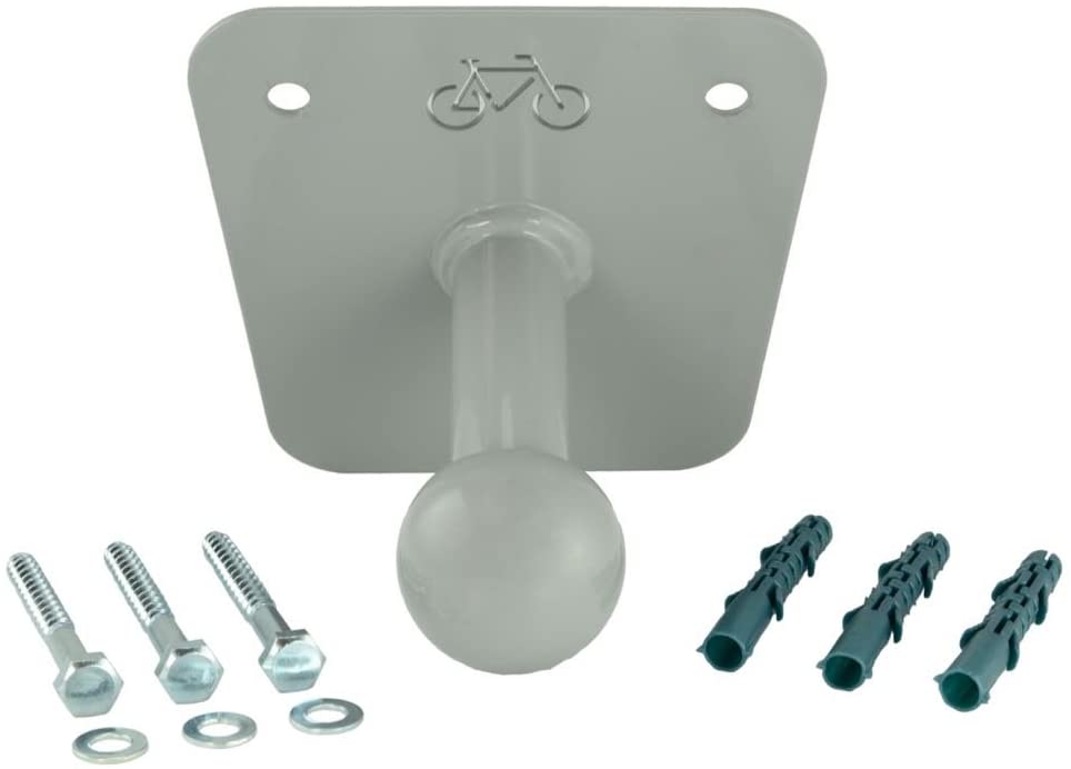 Universal wall mount for bicycle rack from Heybro, includes fixing material - Image 2