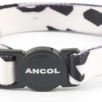 Camouflage Cat Collar with safety buckle blk&White
