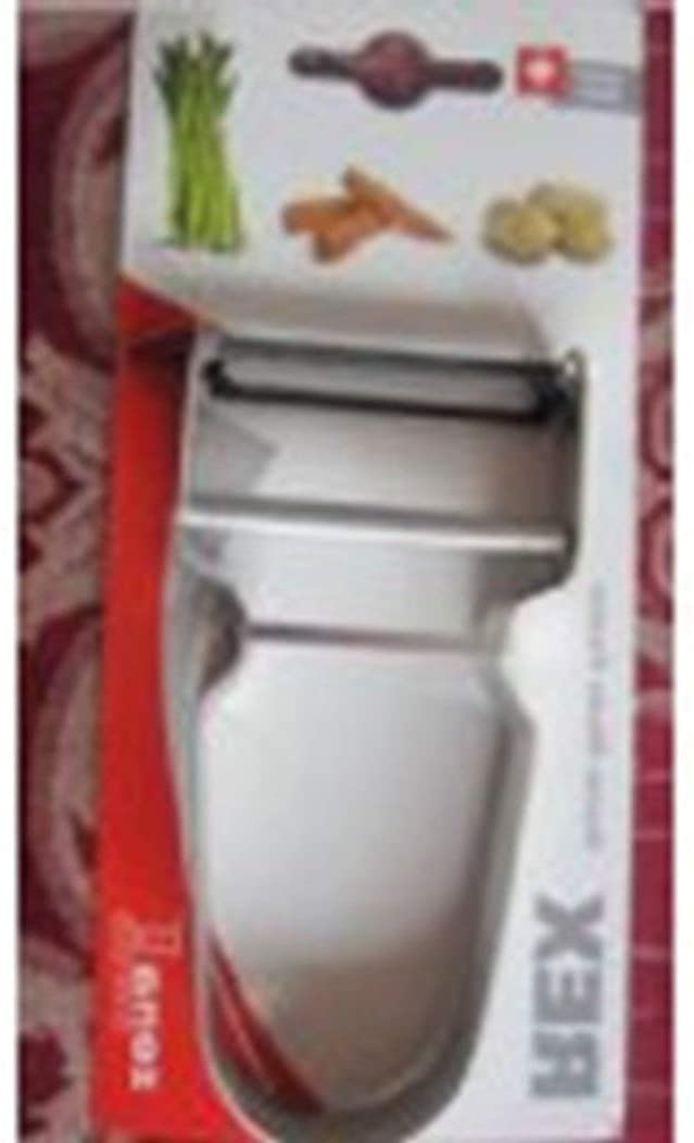 Potato peeler Rex made in swiss Guaranteed quality (2 Pack), Silver - Image 2