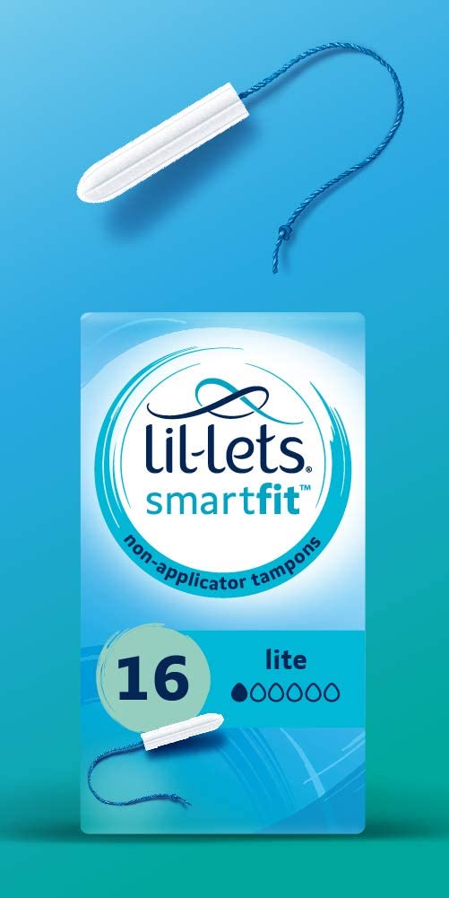 LilLets NonApplicator Lite Tampons X 96 6 Packs of 16 Light Flow