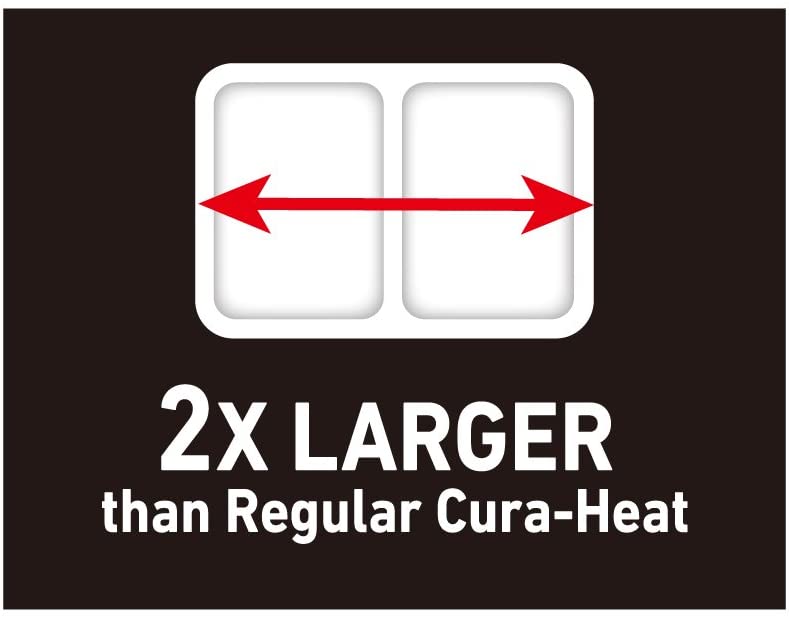 Cura-Heat Back Pain MAX Size Direct-to-Skin 2 Patches, White, Pack of 2 - Image 3